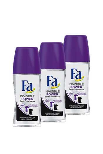 Fa Invisible Power Kadın Deo Roll-On 50 ml x 3 Adet