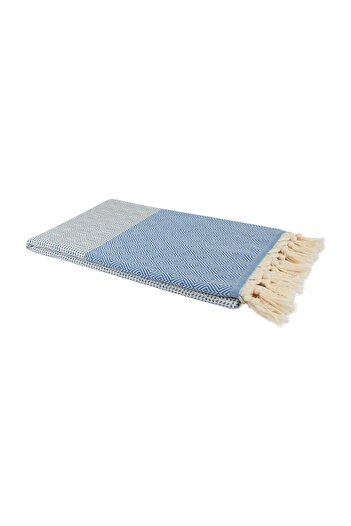 Bedinn Peshtemal Diamond Honeycomb Blue Pst278