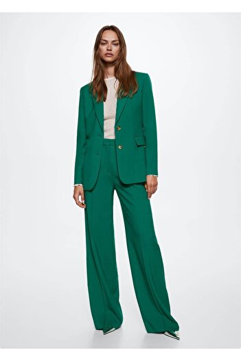 MANGO Woman Wool Blazer Jacket