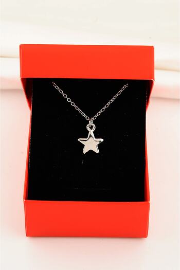 EUROMODA Boxed Star Design Unisex Chain Necklace