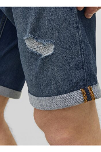 Jack & Jones Slim Fit Mavi Erkek Denim Şort 12224972_jjırıck Jjorıgınal Shorts
