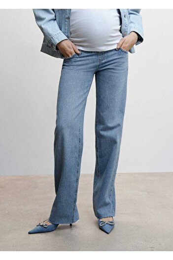 MANGO Woman Wideleg Maternity Jeans