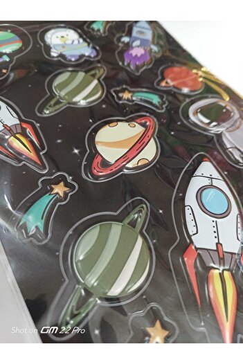 Cem Embossed Stickers A4 Size (2 Pieces)
