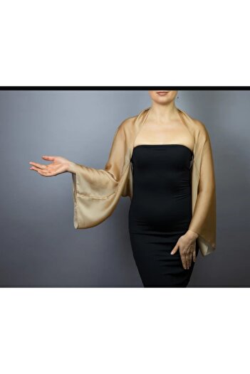 es moda shop Amylee Şifon Şal Bolero Gold