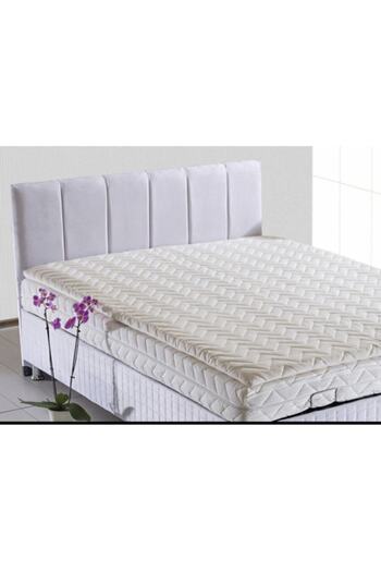 Anadolu Cotton Textured Cotton Visco Floor Bed - Quilted Bed Mattress