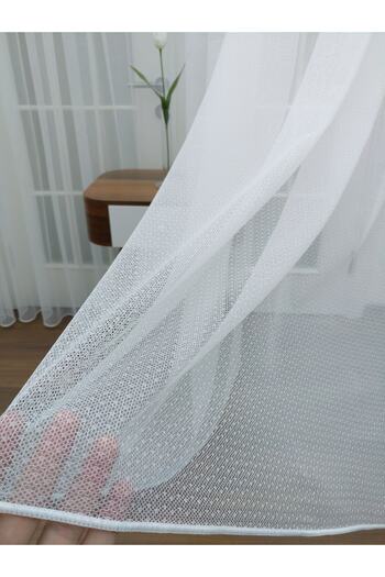Esse Home Dobby Plain Tulle Curtain Without Pleats