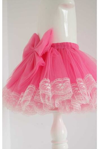 punicha Girl's Tutu Skirt (Candy Pink)