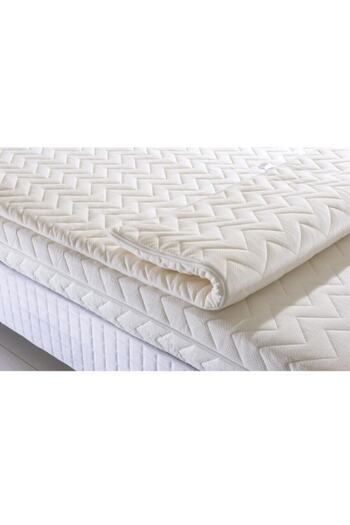 Anadolu Cotton Textured Cotton Visco Floor Bed - Quilted Bed Mattress