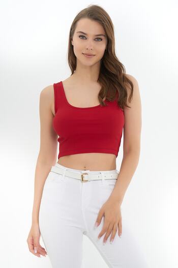 Pattaya Women's Strappy Ribbed Camisole Bustier P21s201-2494