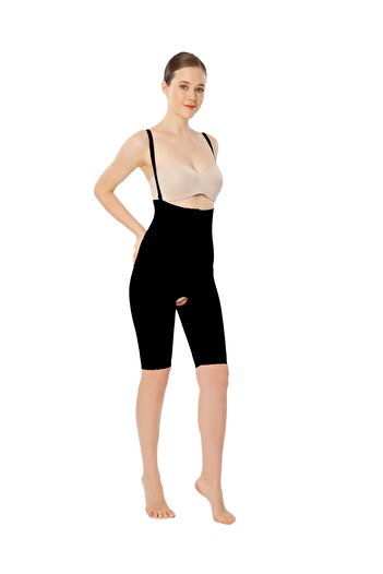 Variteks 122 Underbust - Above Knee Liposuction Corset Black (5)