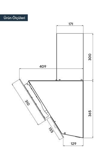 KUMTEL Da6-830 Davlumbaz
