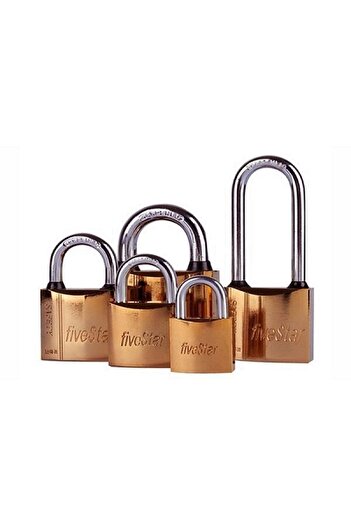 FiveStar Yellow Coated Padlock 38 Mm Tuğra