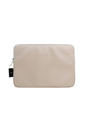 BBACK Laptop Cover Faux Leather Inner Dimensions: 27x37 Cm Cream White