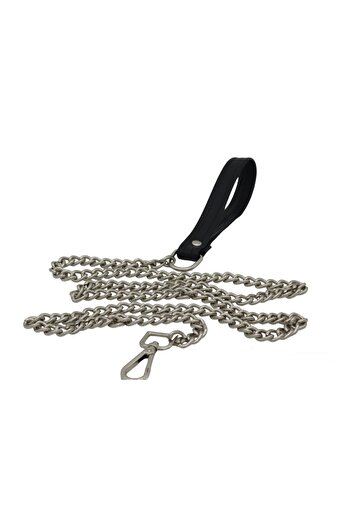 Anatolia Leather Handle Dog Walker Chain 8mm X 140cm