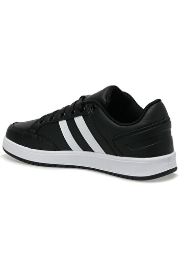 Kinetix Kort Pu Siyah Beyaz Gri Kadın Sneaker