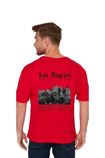 BENROMA Los Angeles Printed Oversize T-shirt