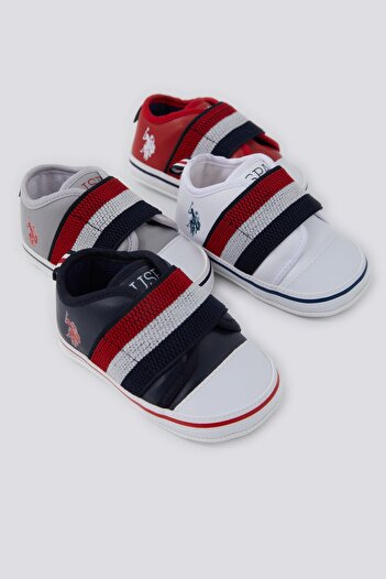 U.S. Polo Assn. Baby Boy Navy Blue Baby Shoes