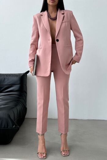 MYGİYİMİSTANBUL Blazer Jacket and Trousers Set
