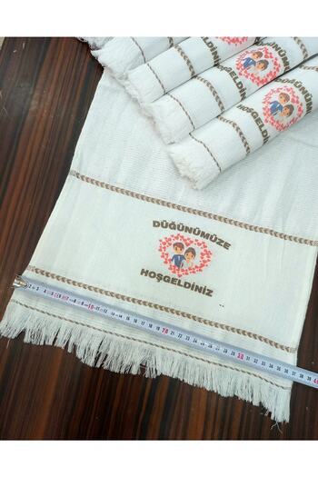 yörük tuhafiye Wedding Towel, Car Towel, Convoy Towel 12 Pieces. Promise, engagement, school towel, New Model Heart 1