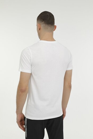 Kinetix T-shirt M-sn220 Bsc C 3fx Beyaz Erkek Kısa Kol T-shirt