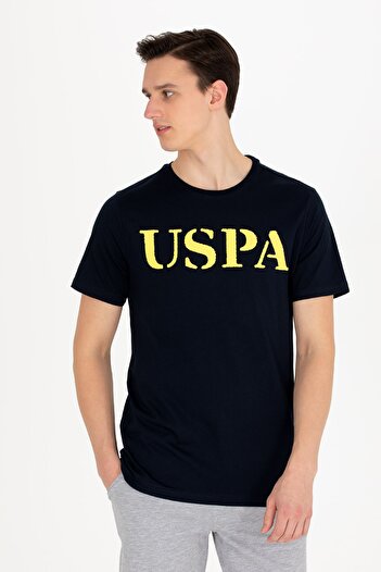 U.S. Polo Assn. Чоловіча спортивна футболка поло з вирізом на шиї 1571124 Geartıy 100 Dark Navy Blue