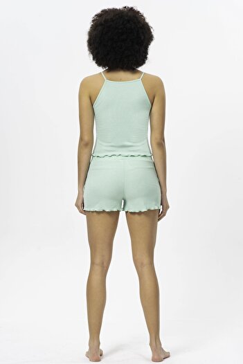 United Colors of Benetton Pijama Takımı Kadın Set Bnt-w20427 Yeşil