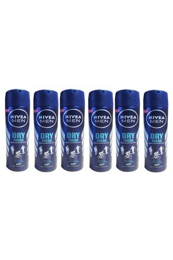 NIVEA Nivea Men Spray Dry Fresh Daily Life Test 150 ml 6 Pack