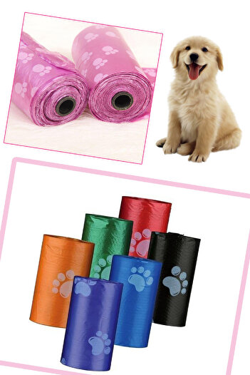 Buffer Set of 3 Paw Patterned Poop Bags