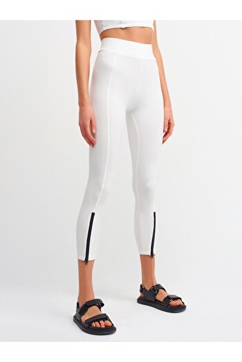 Dilvin Women's Zipper Detailed Tights