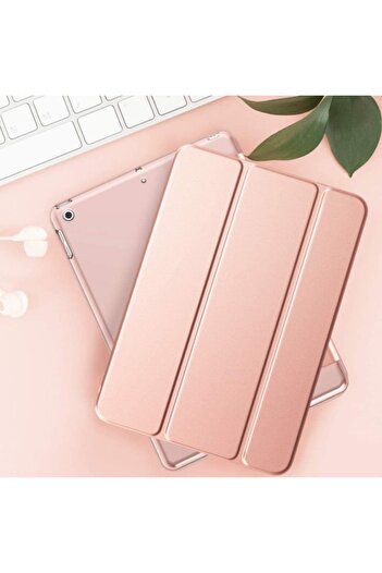 Fuchsia Rose Gold Apple Ipad 8. Nesil 2020 10.2 Inç Tablet Flip Smart Standlı Akıllı Kılıf Smart Cover