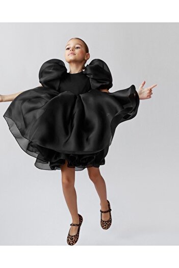 Asel Kids Κοριτσίστικο φόρεμα Bella Model Black Trend