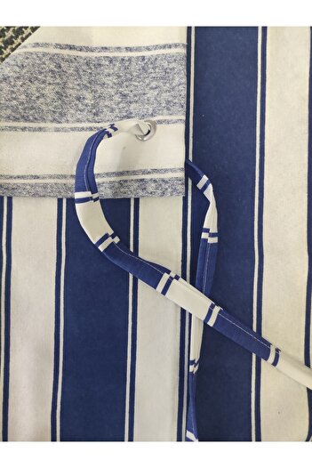 perhal perde ve halı Mavi Beyaz Çizgili Balkon Perdesi, Balkon Çadır Brandası, Balkon Güneşlik