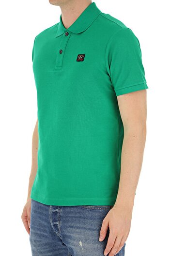 PAUL&SHARK Men's Knitted Polo Shirt C.wCotton