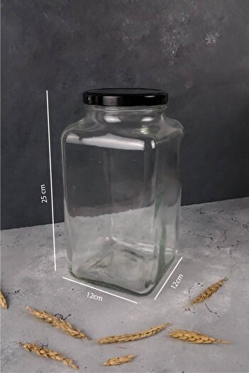 SİDERDESİNG 3 Lt Detergent Glass Decorative Jar