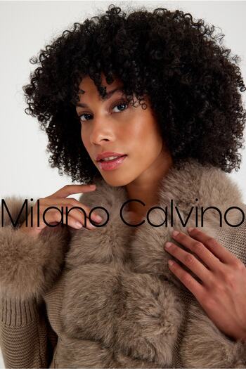 Milano Calvino Kürklü Triko Hırka