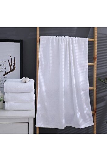 SHAL HOME 100% Cotton Set of 4 Hotel Towels 50x90cm