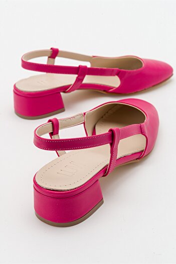 Luvi 66 Fuchsia Skin Women's Heeled Sandals