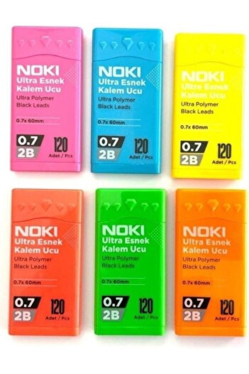Noki Pen Tip Min 0.7 mm 120 Tube Mixed 1 Piece