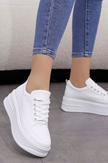 Mamito Ayakkabı Sportovní obuv Cln 175 High Soled-bílá