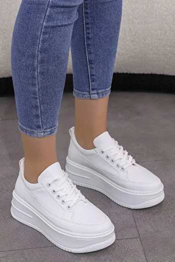 Mamito Ayakkabı Sportovní obuv Cln 175 High Soled-bílá