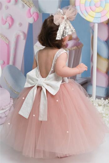 Shecco Babba Bow Tutu Birthday Dress and Bandana Set