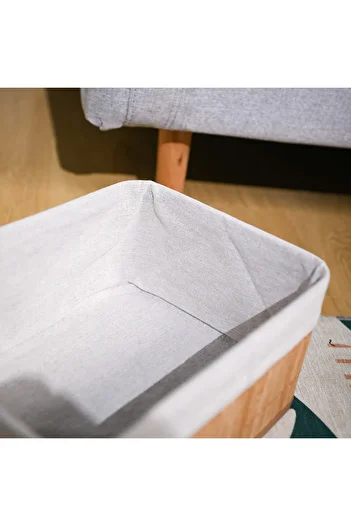 Senin Dükkanın 3-Piece Bamboo Multi-Purpose Basket Natural Rectangular (11127)