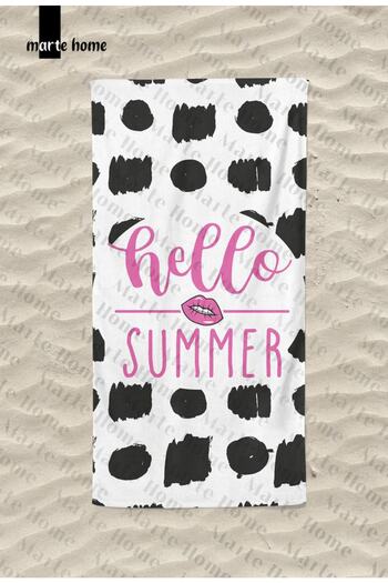 Marte Home Hello Summer P - Πετσέτα παραλίας με στάμπα