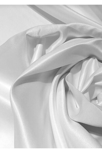 home color home White Satin Sunshade Curtain