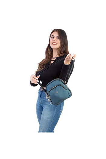Nas Bag Geantă de zi cu cruce albastră pentru femei