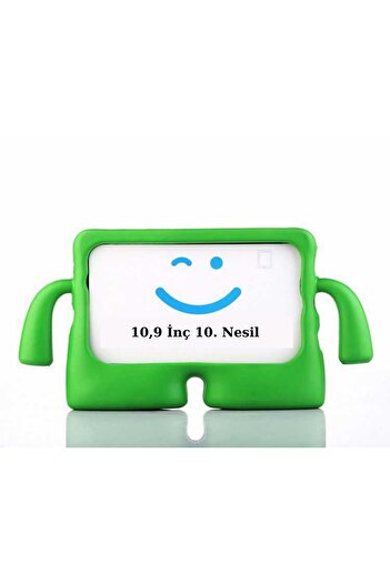 Fuchsia 10,9 Inç 10. Nesil Uyumlu Ibuy Standlı Yumuşak Eğlenceli Çocuk Tablet Kılıfı