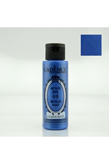 Cadence 218 Gece Mavisi 70ml Metalik Boya