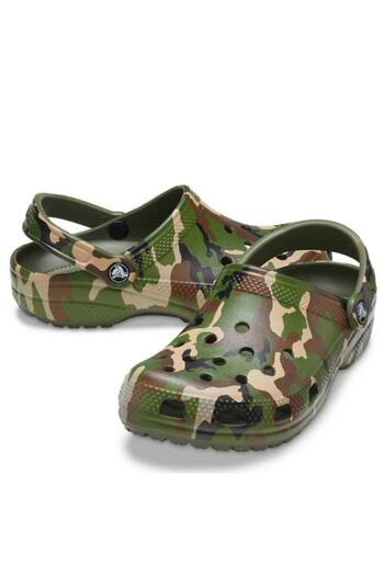 Crocs Κλασικές Ανδρικές Πράσινες Παντόφλες206454-3tc