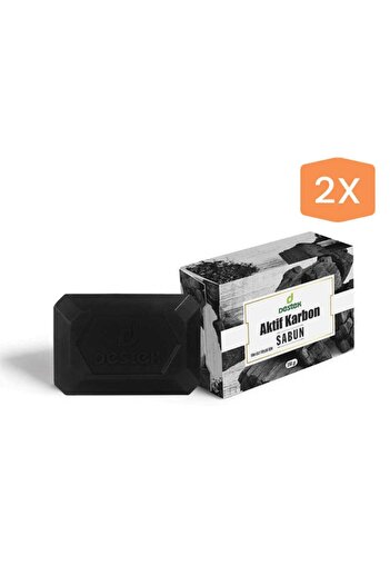 Destek Activated Carbon Soap 150 G (2 Pieces)