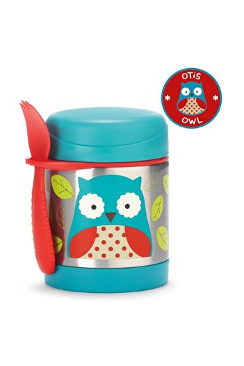 Skip Hop Stainless Steel Zoo Thermos - Owl Model
